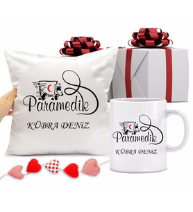 Paramedik Bardağı ve Yastığı Hediye Seti (Model 1)