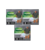 Depend Emici Külot Hasta Bezi Büyük Erkek 24 Adet (3Pk*8)