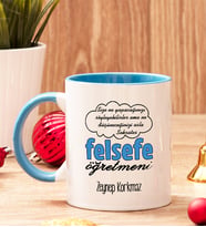 Felsefe Öğretmenine Hediye Renkli Kupa Bardak