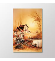 Arty Tablo Çiftlik Evi Tablo (Karışık)