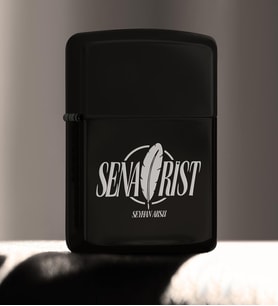 BK Gift Kişiye Özel Mesleki Senarist Benzinli Siyah Metal Çakmak  2