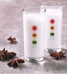 BK Gift Kişiye Özel Renkli Baskılı Bad Good Excellent İkili Rakı Bardağı Seti-1 (Beyaz)