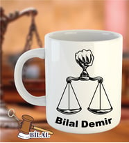 İsme Özel Avukatlar Günü Kupa Bardak ve Anahtarlık