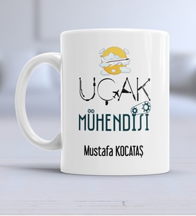 Uçak Mühendisi Kupa Bardak