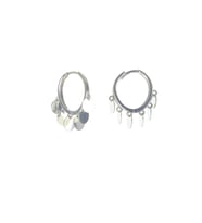 Söğütlü Silver Gümüş pullu küpe
