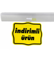 İndirimli Ürün Baskılı Sallanan Sarkıtmalı PVC Etiket 10 cm x 7,5 cm 10'lu Paket