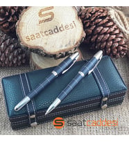 Steel Pen 2 li Metal Kalem Seti - Siyah