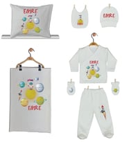 Pia Baby Gl 1922-06 İsme Özel Yastık Battaniye Zıbın Set