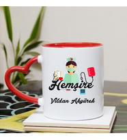 Hemşire Kupa Bardağı Kalpli