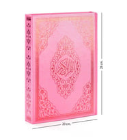 Kuranı Kerim - Sade Arapça - Rahle Boy - Sesli - Pembe Renk - Ayfa Kuran - Bilgisayar Hatlı
