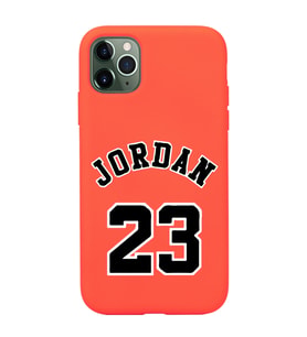 Iphone 11 Pro Max Air Jordan Tasarımlı Turuncu Lansman Telefon Kılıfı