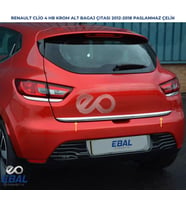 Renault Clio 4 HB Krom Bagaj Alt Çıtası P. Çelik 2012-2018