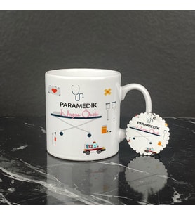 Paramedik Kupa Bardak ve Anahtarlık Set 002