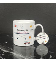 Paramedik Kupa Bardak ve Anahtarlık Set 002