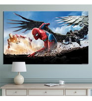 Süperman Spider Ma Örümcek Adam Kanvas Tablo