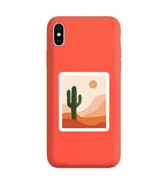 Turuncu Lansman Telefon Kılıfı Iphone XS