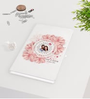 BK Gift Kişiye Özel Sevgililer Günü Fotoğraflı Sonsuz Takvimli Beyaz Defter-2