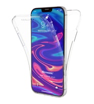 Microsonic Apple iPhone 12 Pro Max Kılıf 6 Tarafı Tam Full Koruma 360 Clear Soft Şeffaf