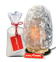Tuzcu Ahmet 3-4 Kg Çankırı Doğal Tuz Lamba 1 Kg Kaya Tuzu Hediyeli 