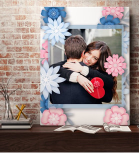 BK Gift Kişiye Özel Fotoğraflı Sanatsal Kanvas Tablo 1 (70x100cm.)