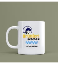 Su Ürünleri Mühendisi Kupa Bardak Kişiye Özel Hediye S52