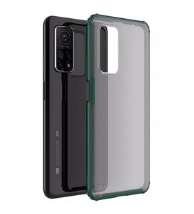 Microsonic Xiaomi Mi 10T Kılıf Frosted Frame Yeşil