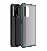 Microsonic Xiaomi Mi 10T Kılıf Frosted Frame Yeşil
