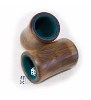 Helena Wood Art Ahşap Zar Fincanı Çifti