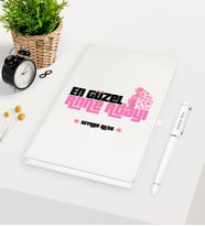 BK Gift Kişiye Özel En Güzel Anne Adayı Beyaz Defter Kalem Seti - 1