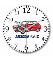 Fıat  147 Fiat 147 Duvar Saati Bombeli Gercek Cam