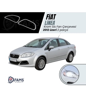 Fiat Linea Krom Sis Farı Çerçevesi 2 prç. 2012 ve üzeri P.ÇELİK