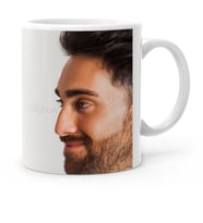 BK Gift Kişiye Özel Face Mug Beyaz Kupa Bardak  6