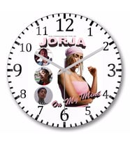 Jorja Smith The Princess Of The Uk Duvar Saati Bombeli Gercek Cam