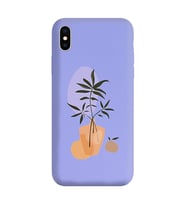 Lila Lansman Telefon Kılıfı Iphone X