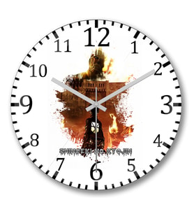 Shingeki No Kyojin (Ataque dos Titas) Duvar Saati Bombeli Gercek