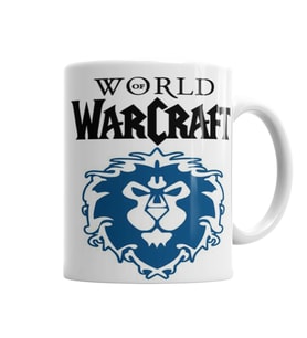 World Of Warcraft Alliance  Kupa Bardak Porselen