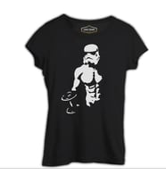 Bodybuilding - Star Wars Siyah Kadın Tshirt
