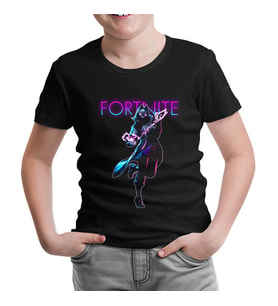 Fortnite - Deriva Siyah Çocuk Tshirt
