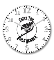 Fairy Tail4 Duvar Saati Bombeli Gercek Cam