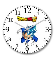 Dragonball Z Super Duvar Saati Bombeli Gercek Cam