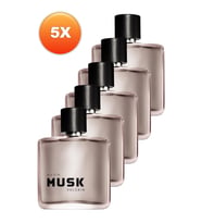 Avon Musk Vulcain Erkek Parfüm Edt 75 Ml. Beşli Set