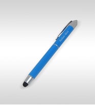 BK Gift Kişiye Özel İsimli Metal Mavi Touchpen Roller Kalem