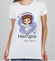 Kişiye Özel Hemşire Tişörtü
