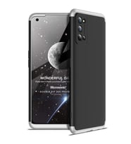 Microsonic Realme 7 Pro Kılıf Double Dip 360 Protective Siyah Gri