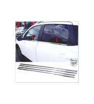 Nissan Qashqai +2 Krom Cam Çıtası 4 prç. 2007-2014 P. Çelik