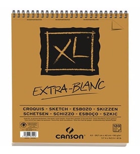 Canson XL Extra White Eskiz Defteri 90g A3 120 Yaprak