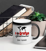 Coğrafya Öğretmeni Sihirli Kupa Bardak