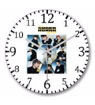 Nct 127 Superhuman Duvar Saati Bombeli Gercek Cam