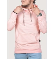 Erkek Kapüşonlu Uzun Kollu Kanguru Cepli Sweatshirt 20Y-5200322 Pudra