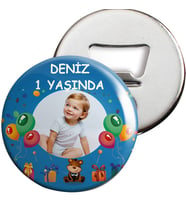 Hediye Balonlu Konsepti Açacaklı Magnet Kişiye Özel